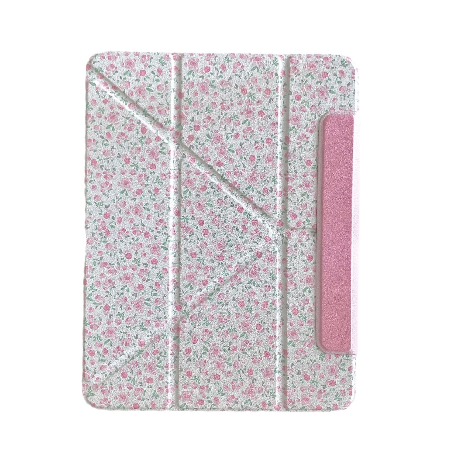Suitable For IPad13pro11 Flat Protective Sleeve 10.9Air2024 Magnetic Separation Shell 10.2 Floral 12.9 Pen Slot