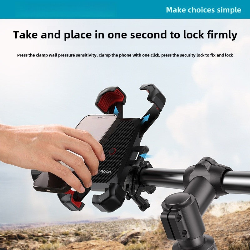 Joyroom Universal Bike Mount Holder Outdoor New Release For 4.7-7 Inch Mobile Phones Motorcycle Fixed Bracket Lazy Support