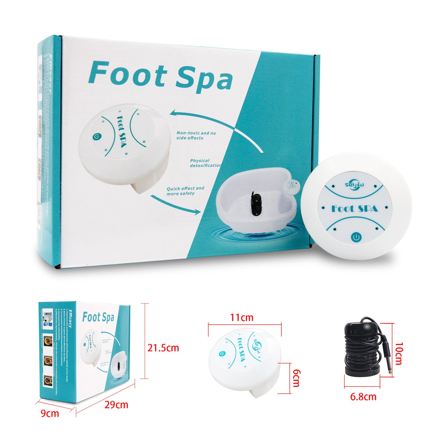 Footspa Ion Foot Bath Foot Bath Detox Machine