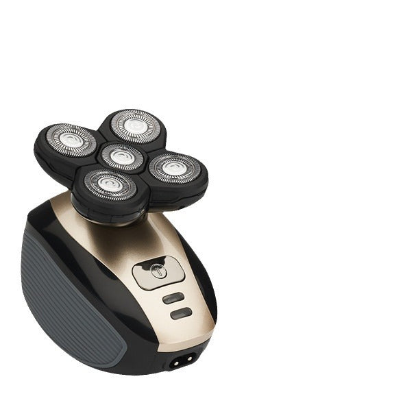 Five-head Electric Shaver, Bare Hair Clipper, Rechargeable Washable Razor