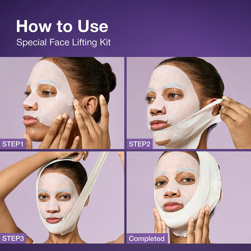 Facial Chin Firming Collagen Mask Full Face Lifting NAD+BIO No.9 Sheet Mask
